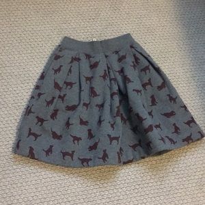 Orla kiely dog skirt small